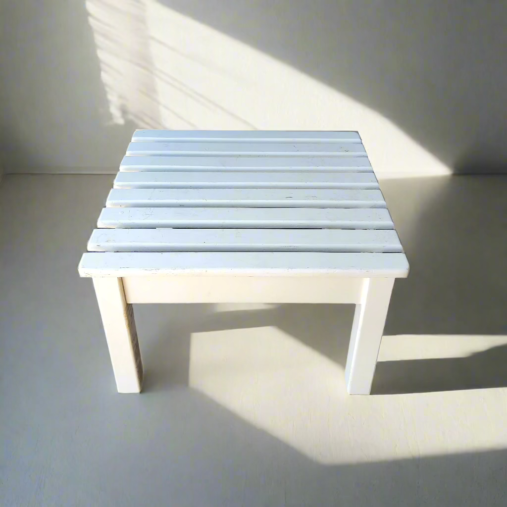 White Wooden Coffee Table